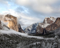Winter Sunset, Tunnel View