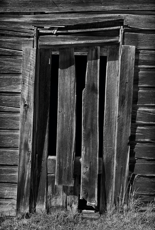 Boarded Up Passageway, Bodie